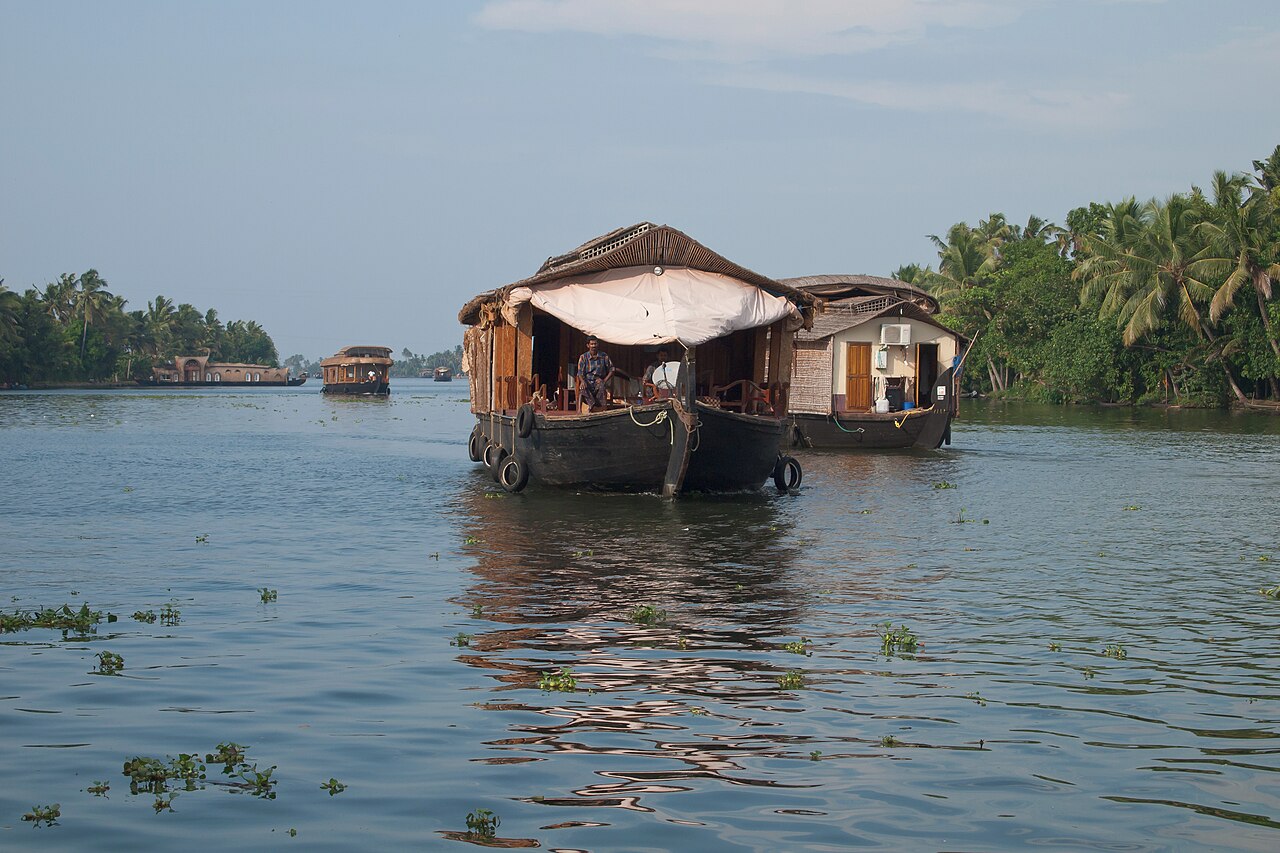 Houseboat on Backwaters