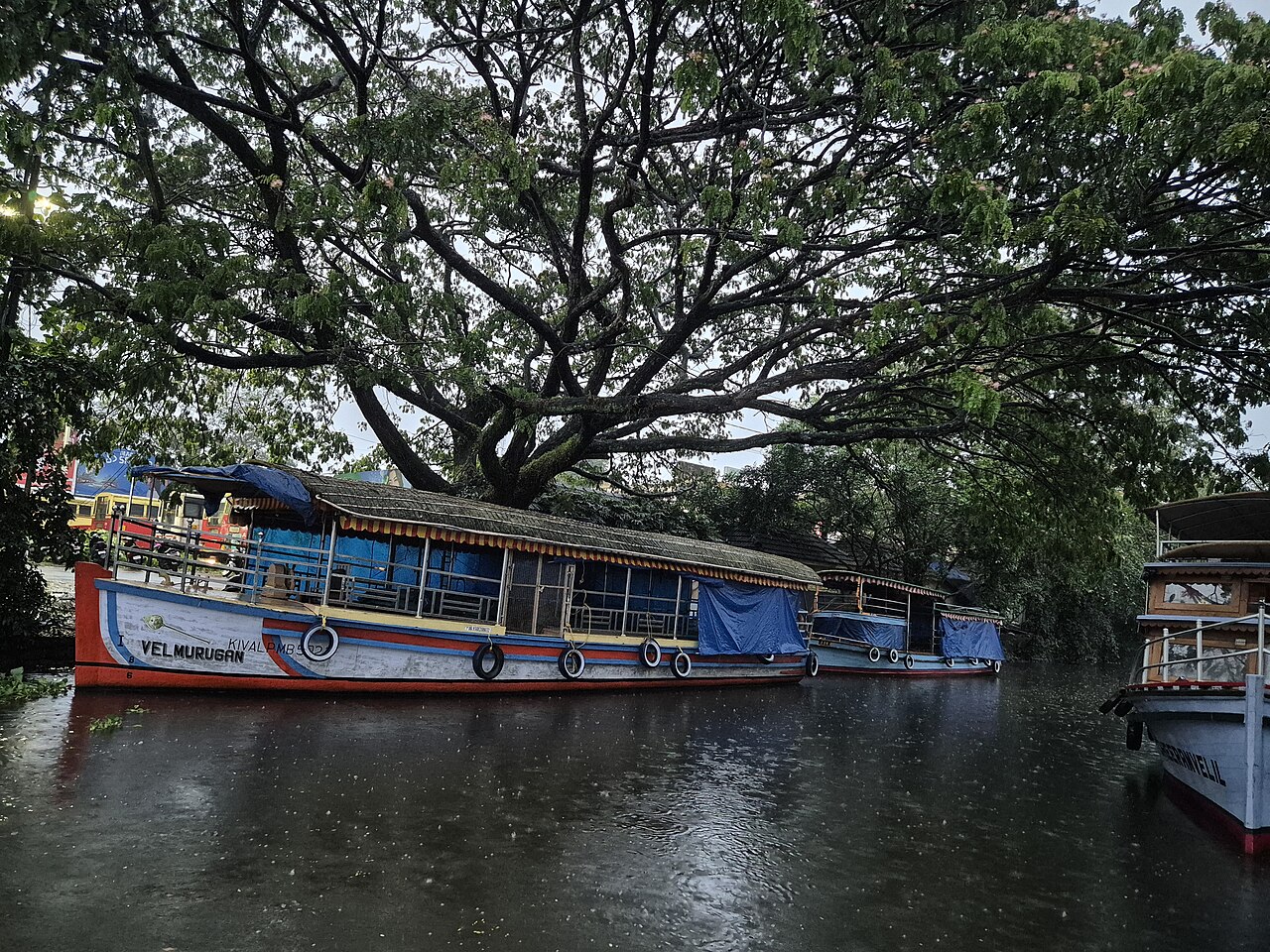 Shaded Canal Waterways