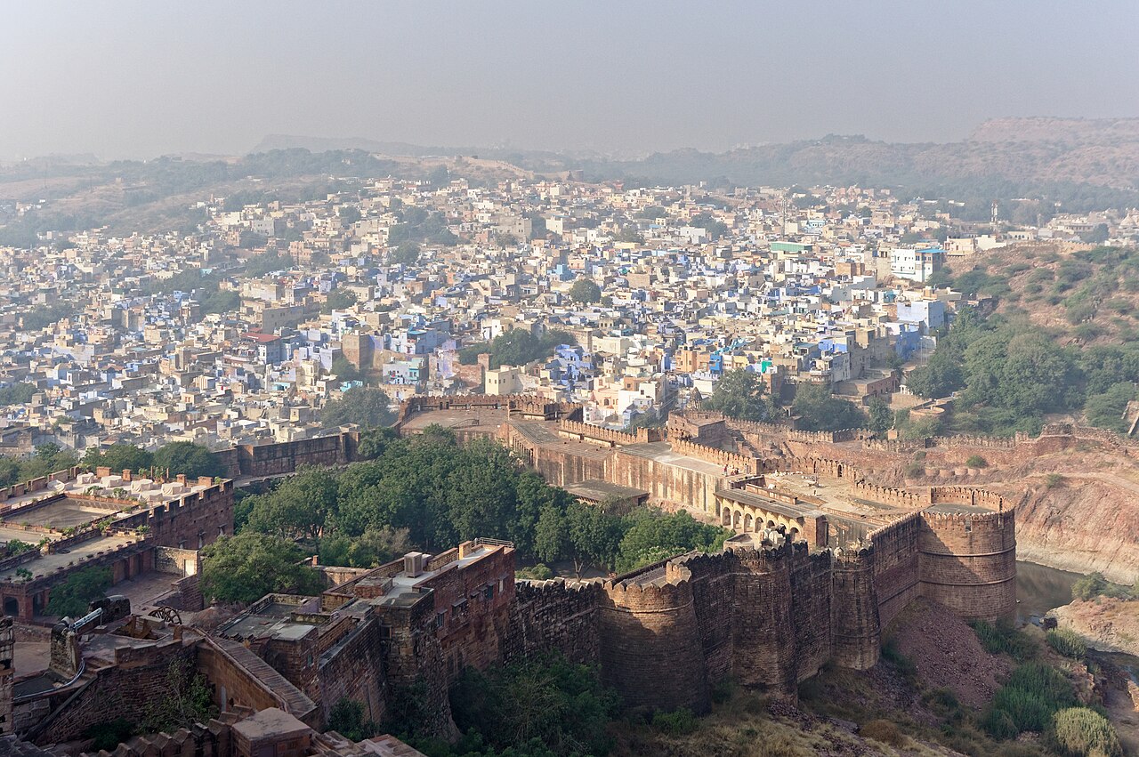 Blue City from Battlements